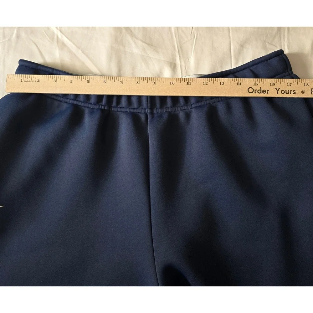 Nike Training Pants Mens XL Navy Blue Therma-FIT Zippered Cuffs Joggers